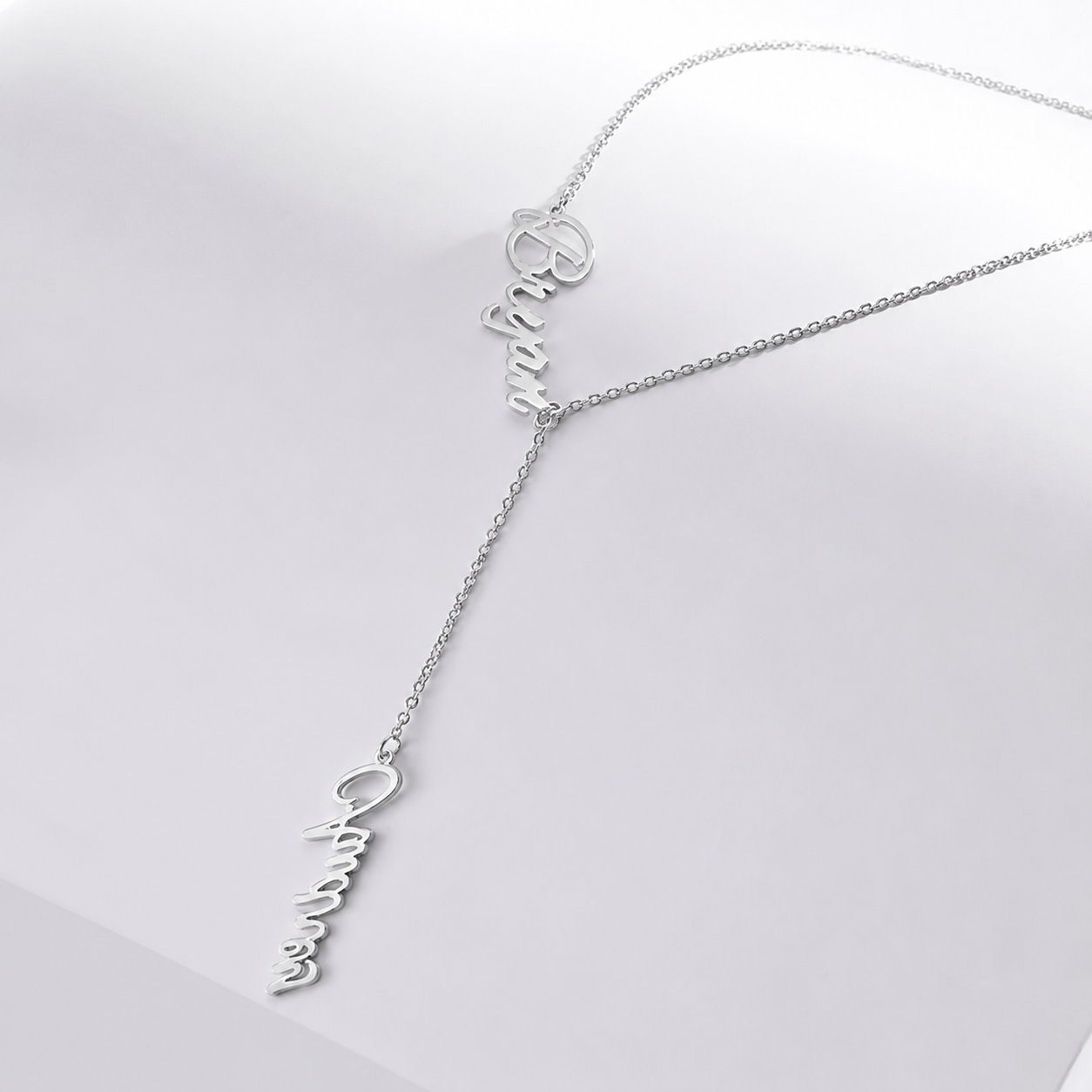 Ibaal | Collier Personnalisé Prénom en Argent 925 avec Gravure Unique | Cadeau Émotionnel pour Femme 7