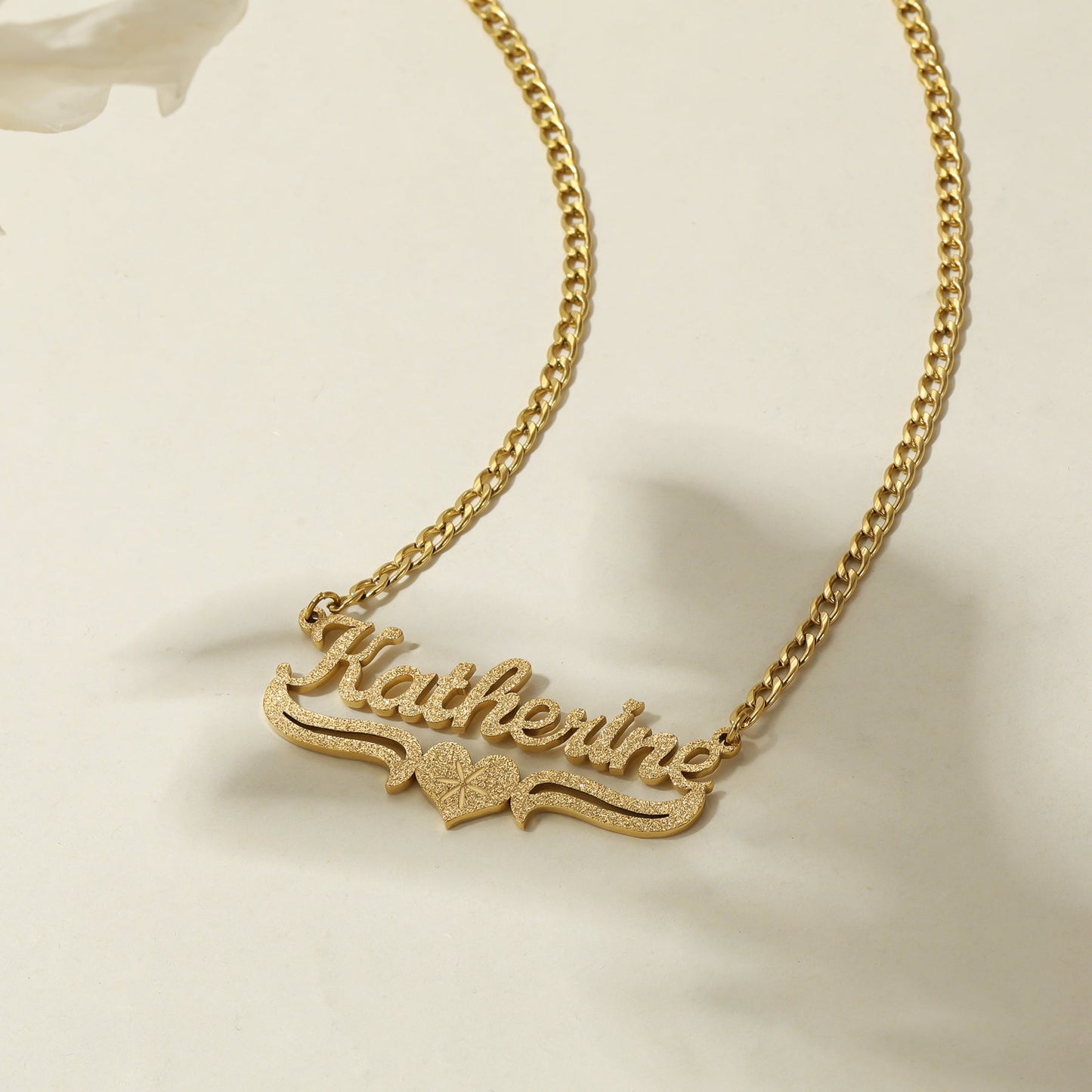 Collier Personnalisé Prénom | Collier Femme en Argent avec Cœur Découpé | Cadeau Unique pour Elle 3