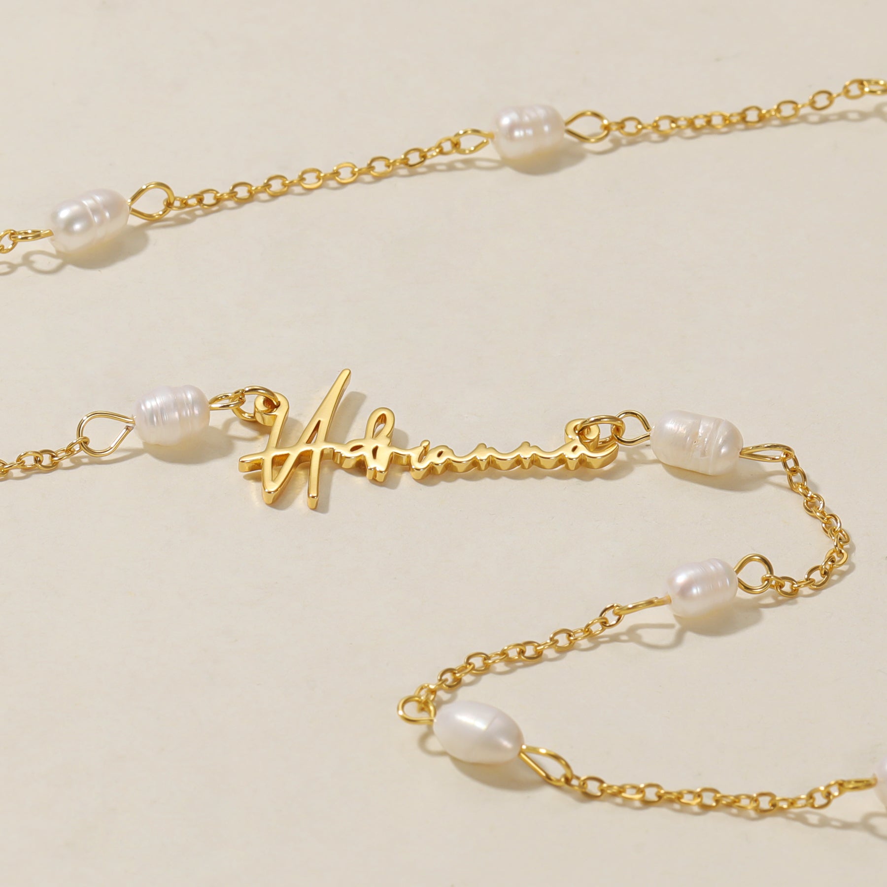 Collier Personnalisé Prénom Femme avec Chaîne en Perles | Idéal Cadeau Unique 4
