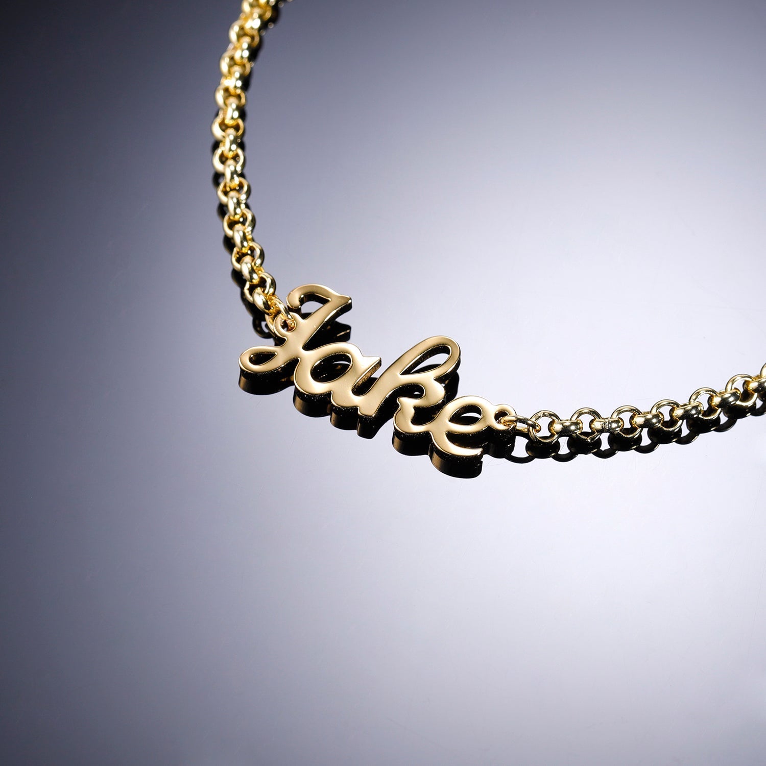 Ibaal | Bracelet Personnalisé Femme en Acier Inoxydable avec Prénom | Finition Or, Argent ou Or Rose pour Un Cadeau Unique 7