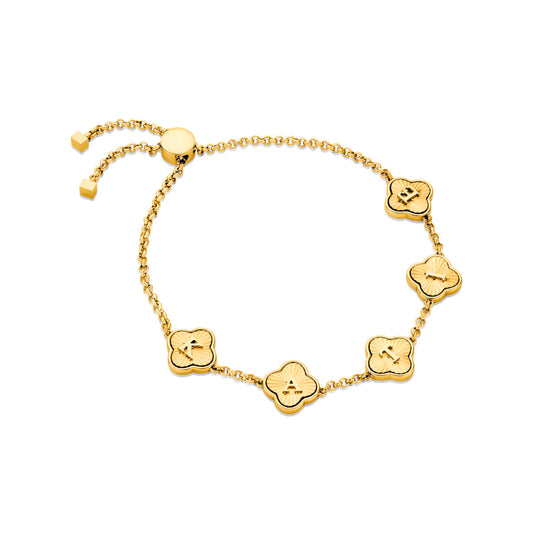 Bracelet Personnalisé Femme en Or 18K avec Prénom et Pierre de Naissance | Bijoux Émotionnels pour Maman 1