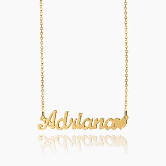 Collier Personnalisé Prénom Femme avec Détail Cœur Élégant - Cadeau Unique et Touche Personnelle 1