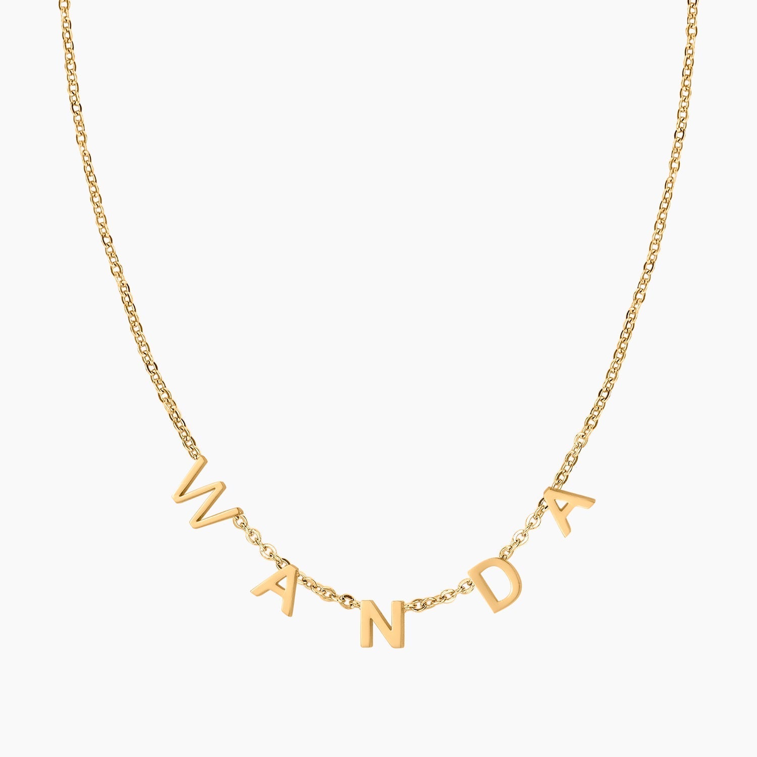 Collier Personnalisé Prénom Femme en Acier Inoxydable - Bijou Minimaliste pour Maman 1