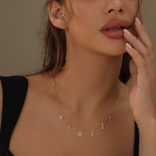 Collier Personnalisé Prénom Femme | Collier Avec Prénom Iced Design | Cadeau Unique Pour Elle 2