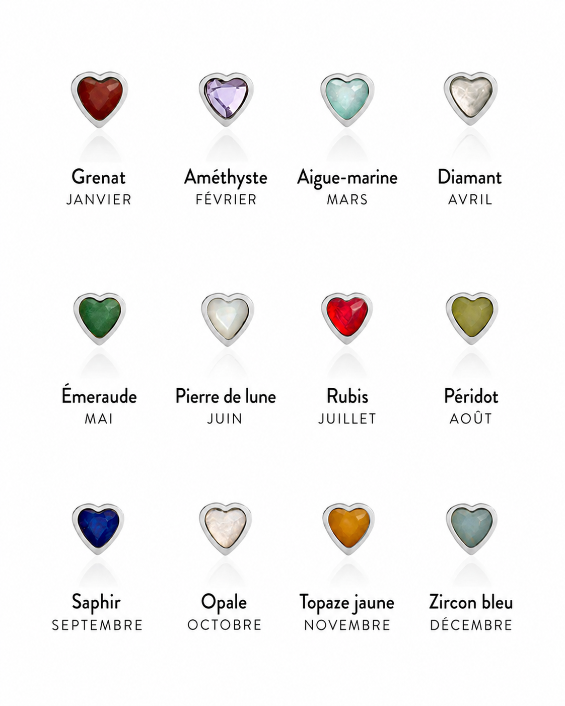 Ibaal | Bracelet Personnalisé en Argent avec Prénoms et Pierres de Naissance | Bijoux Personnalisé Femme pour Maman 3